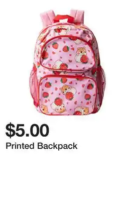 Five Below Printed Backpack offer