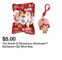 Five Below The World Of Strawberry Shortcake Backpack Clip Blind Bag offer