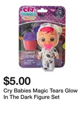 Five Below Cry Babies Magic Tears Glow In The Dark Figure Set offer