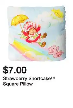 Five Below Strawberry Shortcake Square Pillow offer