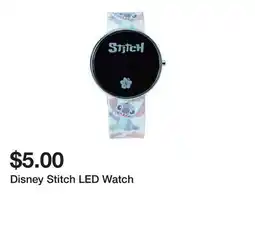 Five Below Disney Stitch LED Watch offer