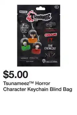 Five Below Tsunameez Horror Character Keychain Blind Bag offer