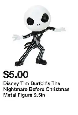 Five Below Disney Tim Burton's The Nightmare Before Christmas Metal Figure 2.5in offer