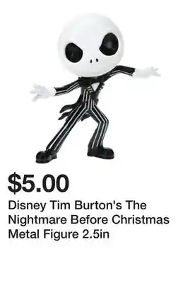 Five Below Disney Tim Burton's The Nightmare Before Christmas Metal Figure 2.5in offer