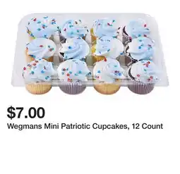 Wegmans Wegmans Mini Patriotic Cupcakes, 12 Count offer
