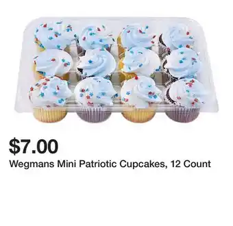 Wegmans Wegmans Mini Patriotic Cupcakes, 12 Count offer