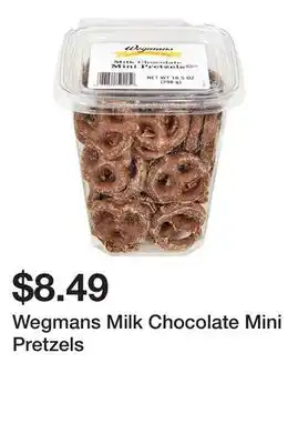 Wegmans Wegmans Milk Chocolate Mini Pretzels offer