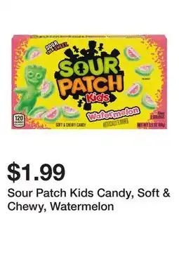 Wegmans Sour Patch Kids Candy, Soft & Chewy, Watermelon offer