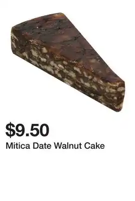 Wegmans Mitica Date Walnut Cake offer