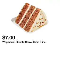 Wegmans Wegmans Ultimate Carrot Cake Slice offer
