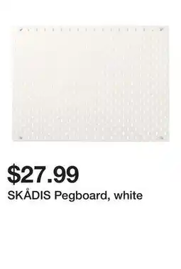 Ikea SKÅDIS Pegboard, white offer