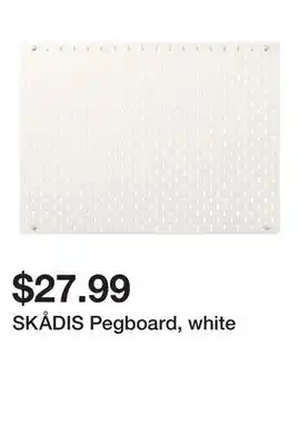 Ikea SKÅDIS Pegboard, white offer
