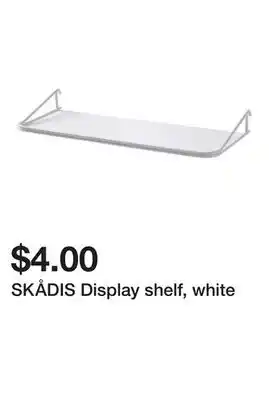 Ikea SKÅDIS Display shelf, white offer