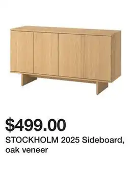 Ikea STOCKHOLM 2025 Sideboard, oak veneer offer
