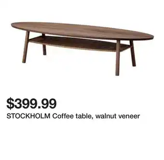 Ikea STOCKHOLM Coffee table, walnut veneer offer