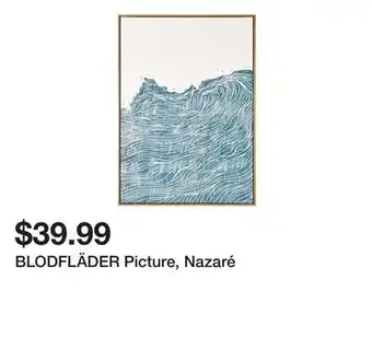 Ikea BLODFLÄDER Picture, Nazaré offer