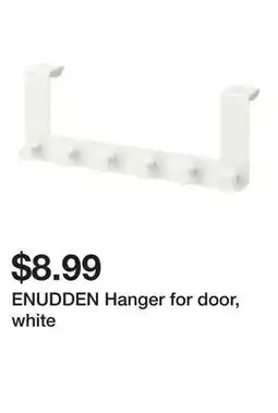 Ikea ENUDDEN Hanger for door, white offer