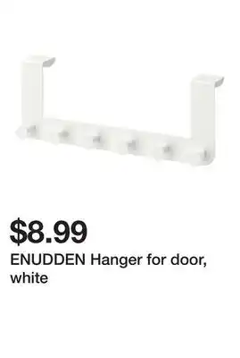 Ikea ENUDDEN Hanger for door, white offer