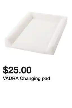 Ikea VÄDRA Changing pad offer
