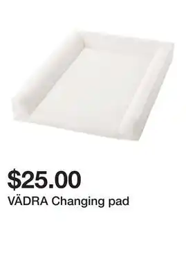 Ikea VÄDRA Changing pad offer