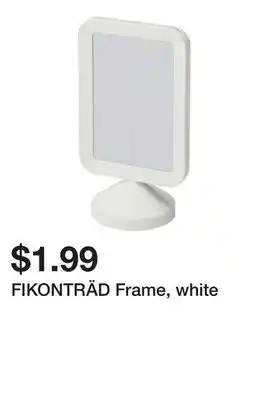 Ikea FIKONTRÄD Frame, white offer