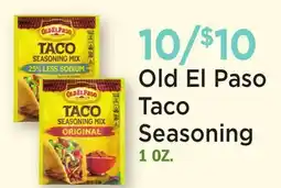 Heinen's Old El Paso Taco Seasoning offer