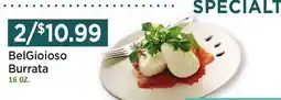 Heinen's BelGioioso Burrata offer