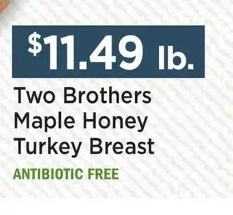 Heinen's Two Brothers Maple Honey Turkey Breast offer