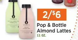 Heinen's Pop & Bottle Almond Lattes offer