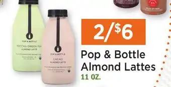 Heinen's Pop & Bottle Almond Lattes offer