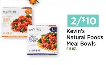 Heinen's Kevin's Natural Foods Meal Bowls offer