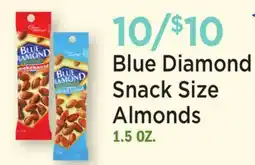 Heinen's Blue Diamond Snack Size Almonds offer