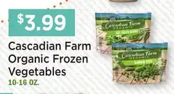 Heinen's Cascadian Farm Organic Frozen Vegetables offer