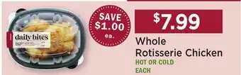 Heinen's Whole Rotisserie Chicken offer