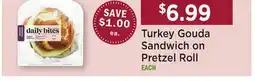 Heinen's Turkey Gouda Sandwich on Pretzel Roll offer