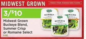 Heinen's Midwest Grown Buckeye Blend, Summer Crisp or Romaine Select offer