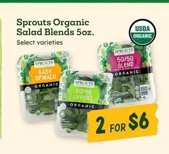 Sprouts Farmers Market Sprouts Organic Salad Blends offer