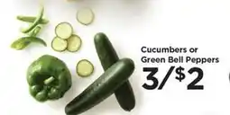 Food 4 Less Cucumbers or Green Bell Peppers offer