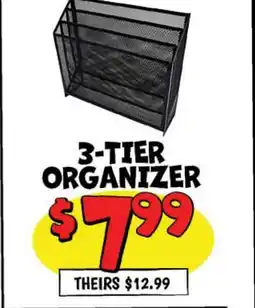 Ollie's 3-TIER ORGANIZER offer