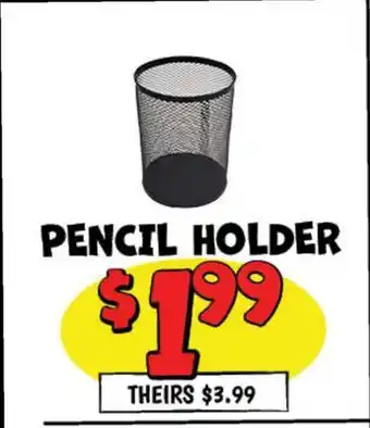 Ollie's PENCIL HOLDER offer