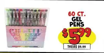 Ollie's GEL PENS offer