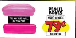 Ollie's PENCIL BOXES offer