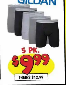Ollie's GILDAN MEN'S UNDERWEAR offer