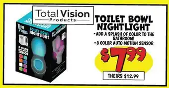 Ollie's TOILET BOWL NIGHTLIGHT offer