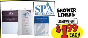 Ollie's SHOWER LINERS offer