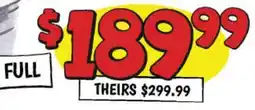 Ollie's FULL MATTRESSES offer