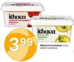 Albertsons Ithaca Hummus offer