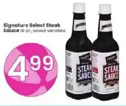 Albertsons Signature select steak sauce offer