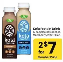 Albertsons Koia protein drink offer