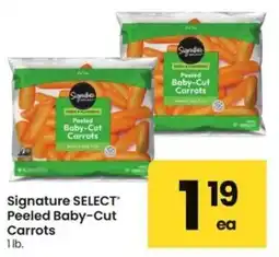 Albertsons Signature select peeled baby cut carrots offer